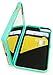 iPhone 7 Case, Bastex Teal Hidden Back Mirror Wallet Case with Stand Feature and Card Holder for Apple iPhone 7