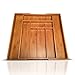 Baboon Bamboo Utensil Drawer Organizer, Adjustable Cutlery Utensil Holder, 18 x 2-Inch