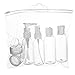 LUOYIMAN Travel Bottles Travel Accessories Small bottles Containers Leak Proof Portable Travel Plastic bottles(transparent)