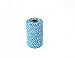 The Gift Wrap Company Baker's Twisted Twine, 500 yd, Aqua Blue/White