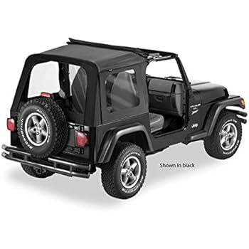bestop sunrider 1997 replacement denim included 2002 doors soft clear complete windows wrangler jeep