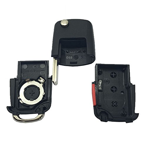 image for Horande New 4 Buttons Replacement Flip Remote Entry Key Fob Case For V