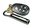 Screwpop Wine and Beer Bottle Opener Key Chain Multi-tool with Carabiner Clip