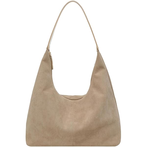 AFASHOR Damen Canvas Tote Bag – Große Vintage Shopper Mit Reißverschluss, 30x32 Cm, Vielseitig