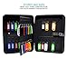 Audiology 48 Slot Key Lock Box Combination Lock Wall Mounted Key Cabinet with Key Tags - Steel Key Storage Lock Box