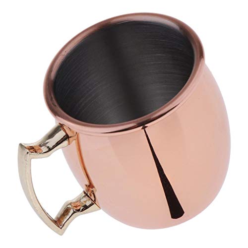 B Blesiya 60ml Moscow Mule Becher Kupferbecher Edelstahl Cocktailbecher Deko Cocktailgläser Geschenk für Weihnachten – Bild 6