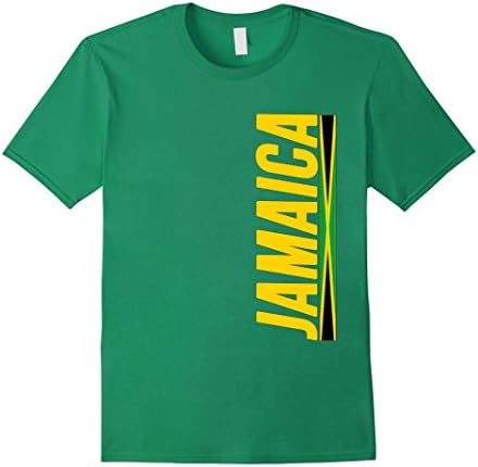 Men's JAMAICA T-shirt Im Jamaican I Love Jamaica Flag Gift Tee XL Kelly Green