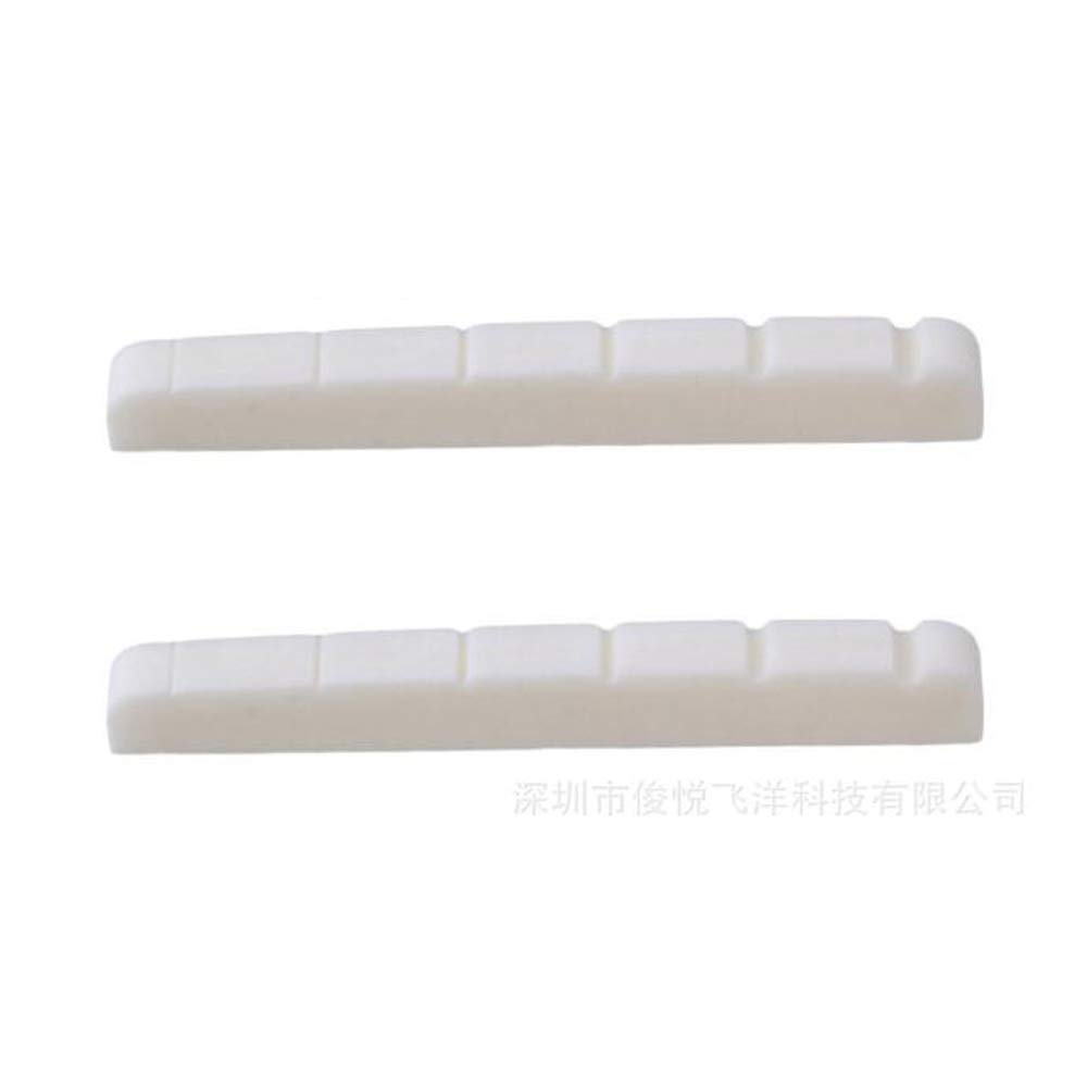 VOANZO 2PCS Electric Guitar Upper Bone Pillow 42 x 3.5 x 3.5/4.5mm 6 String Pillowcase