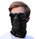 MaxMiles Multifunctional Sport Headwear Bicycle Face Mask Half Mask Ski Snowboard Paintball Tube Hat Anti Fog And Anti Dust Mask Running Headgear Bandana Face cover