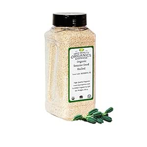 HQOExpress | Organic Sesame Seed | 20 oz. Chef Jar