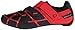 PEARL IZUMI Men's Select RD IV Cycling Shoe, Black/True Red, 44 EU/10 D US