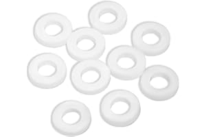 METALANDBRASSCO 10 Pcs Silicone Washer Gaskets - Washer Hose Gasket-1/2 inch Garden Hose Gasket - Shower Hose Washers- Silicone O-Ring Washer Seals- Flat Washers 0.5 in Silicone Washers - Gasket Silicone Rings