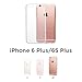 totallee iPhone 6S Plus Case, Flexible Slim Shock Absorption Crystal Clear Soft Durable Rubber TPU Cover for Apple iPhone 6 Plus 5.5 inch - Fully Transparent The Spy