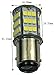 Cutequeen 2 X 1157 Bay15d White 1350 Lumens Super Bright 54smd 54-smd 2835 Chipsets LED Car Lights Bulb Stop Brake Tail Light Bulbs 12v - White