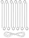 RamPro Poultry Lacing Kit - Roasting Supplies Stainless Steel Food Skewers Grill Delicious Kebab Sticks, Durable Meat Rolls Steel pin for Kitchen & Dinning (2 Pack)