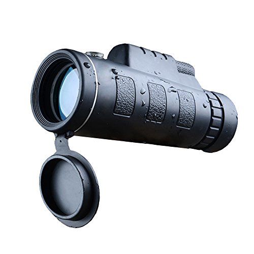 F.Dorla 10x42 Waterproof Prism Monocular Dual Focus Spotting Scopes Handheld Telescope with Compass for Wildlife Bird Watching Hunting Traveling