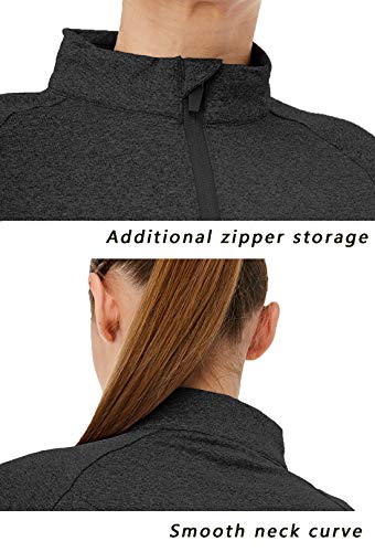 KEFITEVD Vrouwen Lange Mouw Sport Shirts Polyester Outdoor Running Sneldrogende Top Dames Zip up Sport Top Lichtgewicht - Image 7