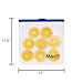 Max K Reusable Zip Lock Gallon Size Bags for Freezer, PEVA Food Storage, Kids Snacks, Frozen Fruits, Marinade & Portion Meat, Ziplock Resealable & Leakproof, 10 Pack (10 x Gallon)