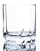Red Co. Set of 6 Clear Swivel Glass 12 Fl Oz Double Old Fashioned Drinking Tumblers