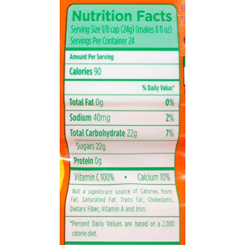 TANG ORANGE SWEETENED POWDERED DRINK MIX 1 COUNT 20 OZ CANISTER