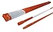 The ROP Shop | (Pack of 20) (1/4 Inch) Orange 48 Inch Reflective Driveway Markers, Snow Stakes Poles for Snow Plowing Driveways, Parking Lots, Walkways, Sidewalks