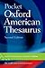 Pocket Oxford American Thesaurus, 2e