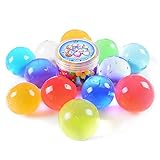 AINOLWAY Large Water Beads 8 OZ (250 Pcs) Growing Gel Balls Jelly Crystal Water Balls for Kids Tactile Toy and Vase Fillers