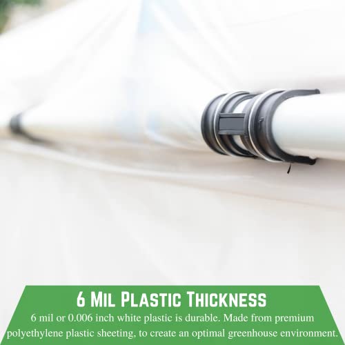 Farm Plastic Supply White Greenhouse Plastic Sheeting 6 mil (40
