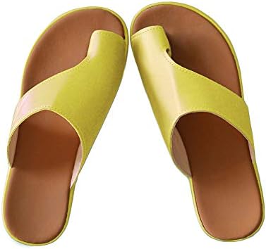 Aquarius CiCi Womens Fashion Flats Wedges Comfy Platform Sandal Shoes Summer Open Toe Ankle Casual Shoes Roman Slippers Toe Ring Slippers Flip Flops