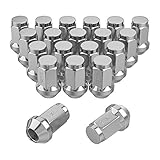 YITAMOTOR Lug Nuts 12x1.5 Chrome, m12x1.5 Bulge Acorn Wheel Lug Nuts 1.38