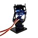 SHENTIANWEI 2-Axis FPV Camera Cradle Head W/ 9g Threefold Servosystem/Steering Gear for Robot/R/C Car – Black + Bluethumb 4