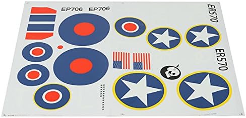 Durafly Spitfire Mk5 Desert Scheme RAF AND USAAF Decal Sheet