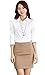 Fly Feeling Women's Casual Long-sleeved OL Patchwork Autumn Occupation Shirt