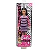 Barbie-Fashionistas-Doll-147-with-Long-Brunette-Hair-Wearing-Striped-Dress-Orange-Shoes-Necklace-Toy-for-Kids-3-to-8-Years-Old Barbie Fashionistas Doll #147 with Long Brunette Hair Wearing Striped Dress, Orange Shoes & Necklace, Toy for Kids 3 to…