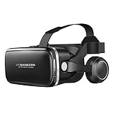 BENGOO VR Headset Goggles with Stereo Headphones, Virtual Reality Headset, 3D Glasses for 3D Games and Movies, Compatible all IOS / Android / Windows Smartphones within 4.7-6.0 inches