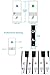 Piano Stickers for Keys, Removable Music Note Full Set Stickers and Keyboard White and Black Keys Double Layer Coating for 88/61 / 54/49 Keyboards