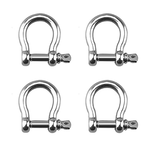 Galvanized Finish 5/16" Forged Screw-In Anchor Shackle Set: Heavy-Duty – Boxer Tools - Foto 3