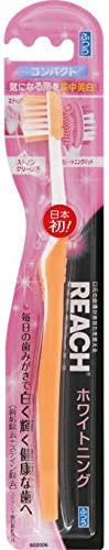 Amazon リーチホワイトニングハブラシ コンパクト ふつう 1本 Reach リーチ 大人用ハブラシ 通販