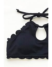 CUPSHE traje de baño de playa para dama, color azul