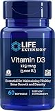 Life Extension Vitamin D3, 5000 IU, 60 Softgels