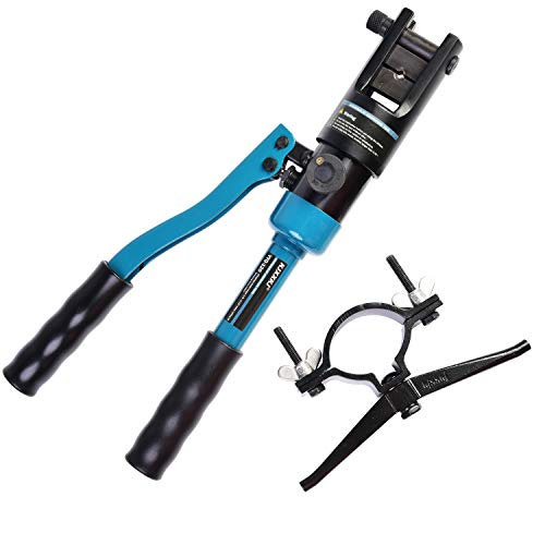 kjxxkj Hydraulic Handle Crimper/Hydraulic Crimping Tool for I/8 to 3/16 Inch Deck Cable Railing Kit/Hardware