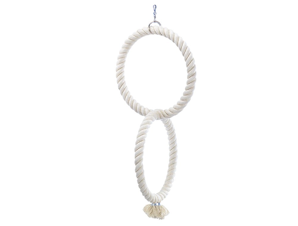 Nobby Cotton Climbing 2 Middle Rings for Parrot, 81 cm Overall Dia