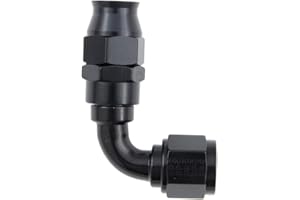 Fragola 689006-BL Black Size (-6) 90° PTFE Hose Fitting