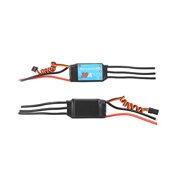 Dilwe RC Einweg-Regler, RC Brushless ESC Elektronischer Geschwindigkeitsregler Einweg-Steuerung für RC-Car, Schiffe… – Bild 3