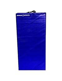 Sísmica Sports   ssm-4102rb, color azul alfombrilla para gimnasia Tumbling Yoga Ejercicio Karate Cheer, 4 &apos;x 10&apos; X 2"