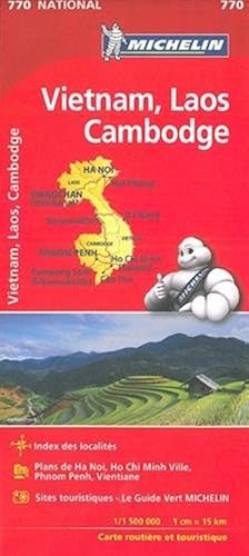 Download Carte NATIONAL Vietnam Laos Cambodge Michelin PDF