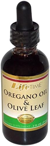 Life Time, Oregano Oil &amp; Olive Leaf, 2 fl oz (59 ml) - 2pc