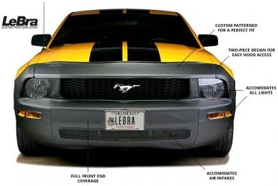 LeBra 551448-01 Each LeBra is specifically designed to your exact vehicle model. If your model has fog lights special air-intakes or even pop-up headlights there is a LeBra for you. Front End Bra LeBra Custom Front End Cover