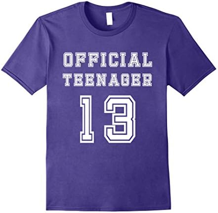 Mens Official Teenager T-Shirt | Funny 13th Birthday Tee Medium Purple