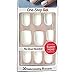 Kiss imPress Press-On Short Length Iridescent White Nails 74093 Next Wave